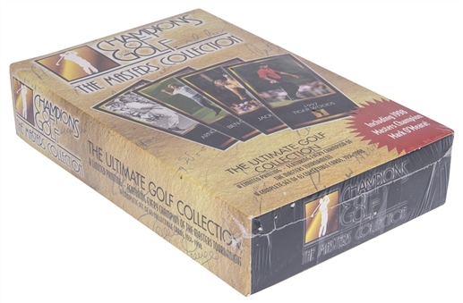 1997 Champions of Golf "The Masters Collection" Unopened Box (63 Cards) - Including Tiger Woods Rookie Card!